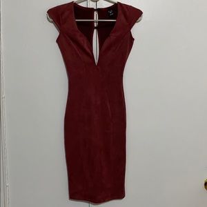 Burgundy Dress